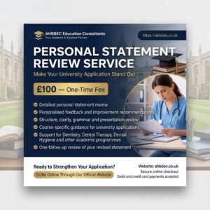 Personal Statement Review Service